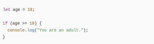 if Statement