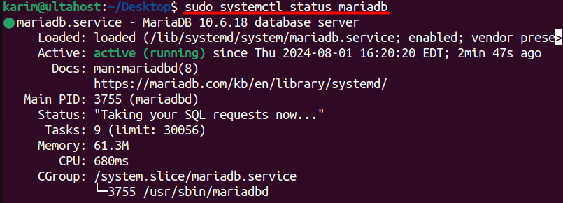 status mariab