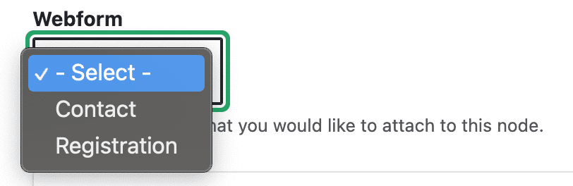 select-webform