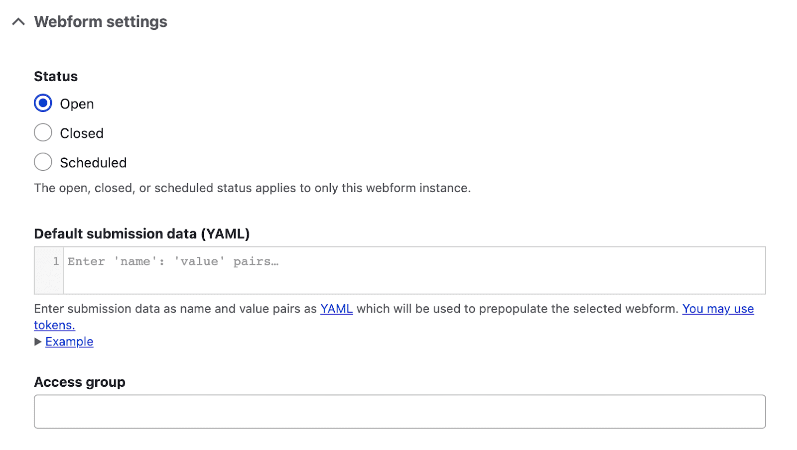 webform-settings